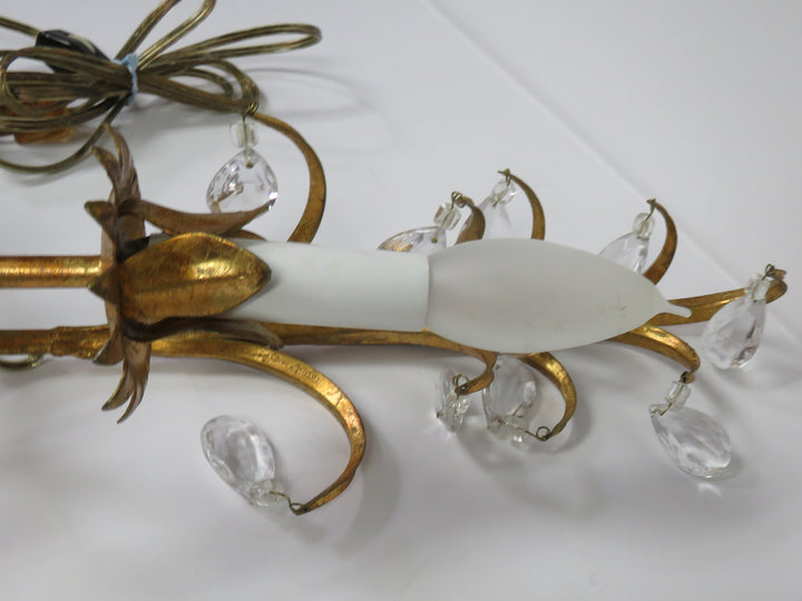 Pair of Gold Sconces