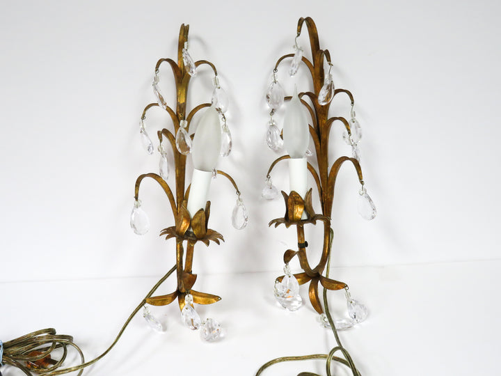 Pair of Gold Sconces