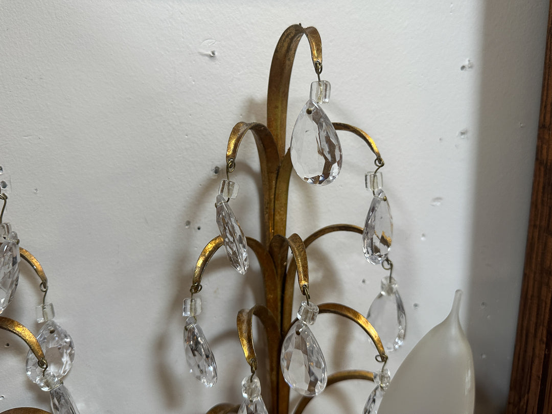 Pair of Gold Sconces