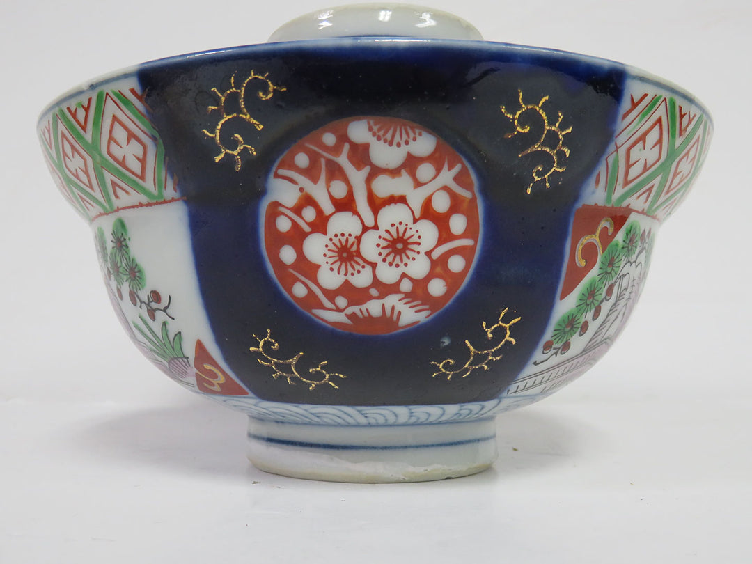 Lidded Imari Rice Bowl