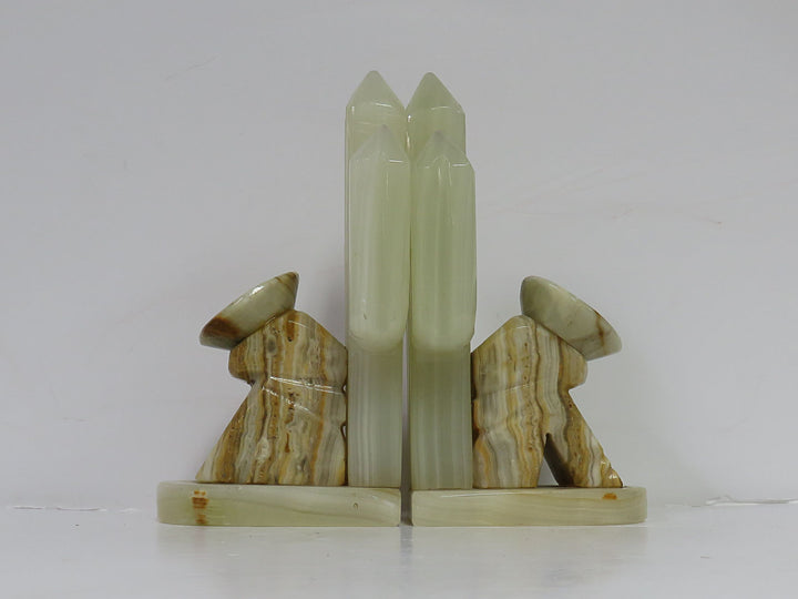 Onyx Bookends