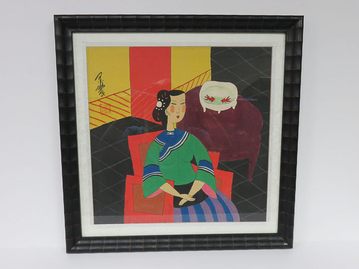 Hu Yongkai Original Watercolor