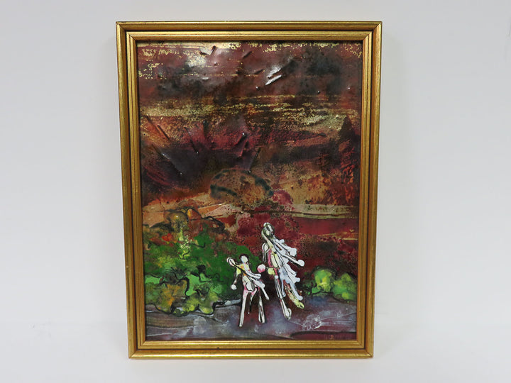 Enamel on Copper Painting