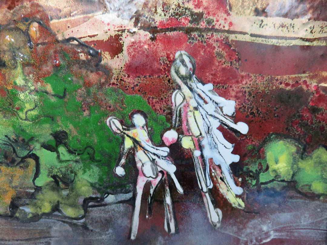 Enamel on Copper Painting
