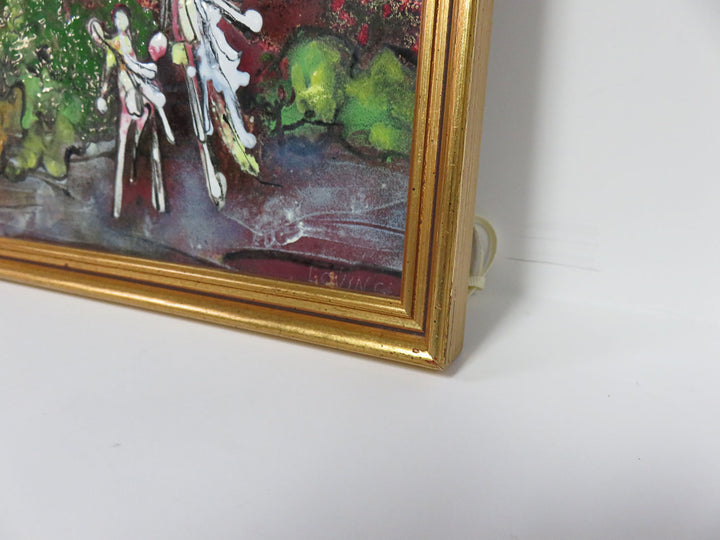Enamel on Copper Painting