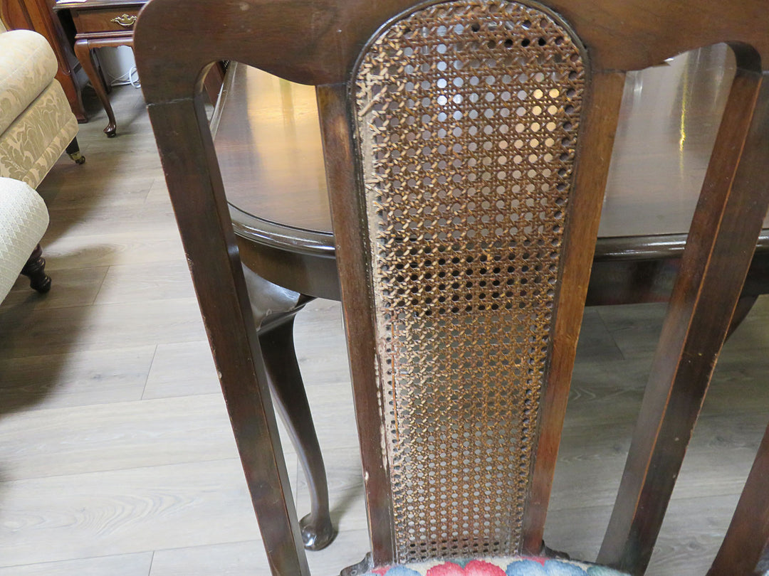 Dining Table & Six Needlepoint Chairs