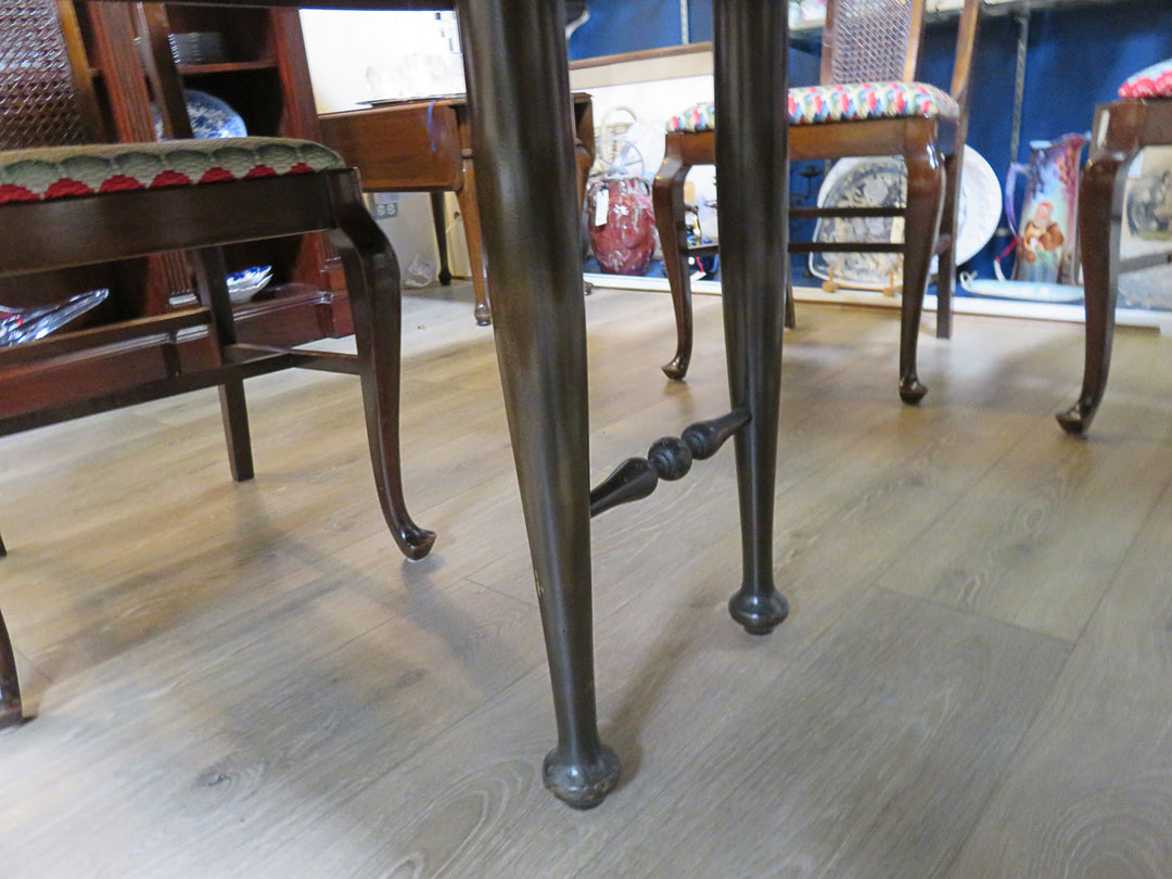 Dining Table & Six Needlepoint Chairs