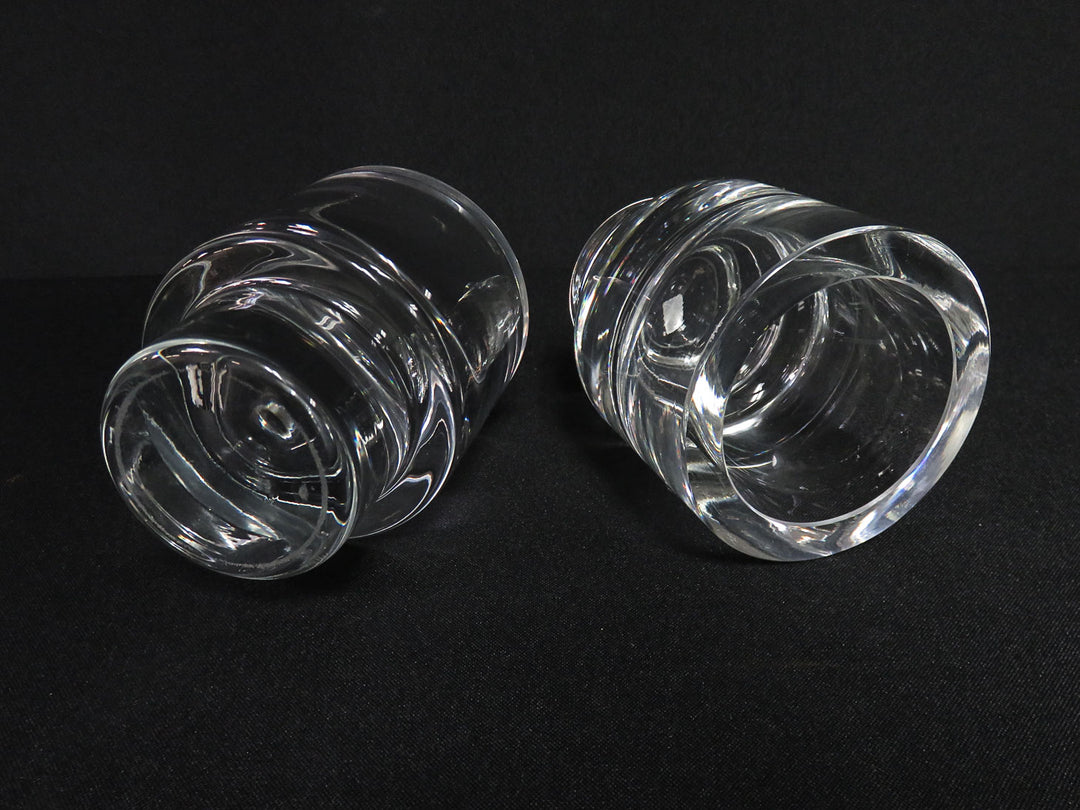 Glass Candleholders