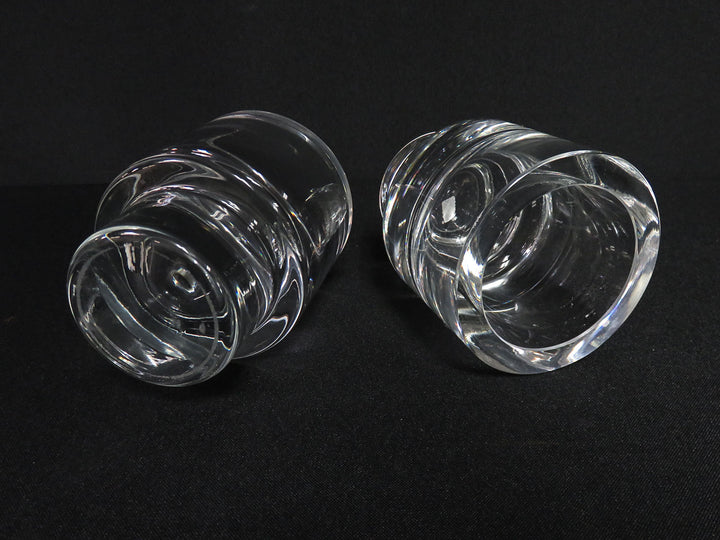 Glass Candleholders