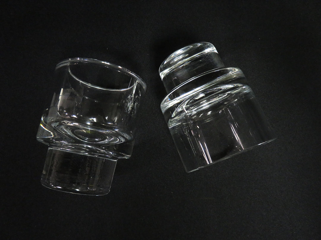 Glass Candleholders