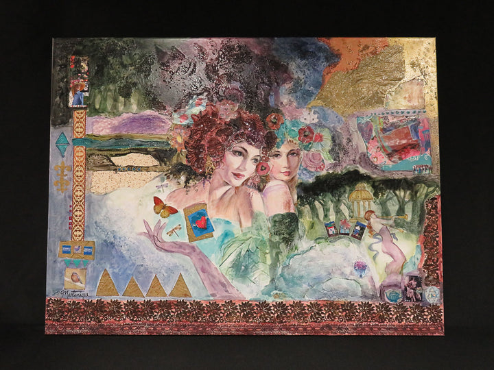 Original Mixed Media by Lin Martinique