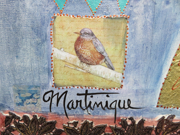 Original Mixed Media by Lin Martinique