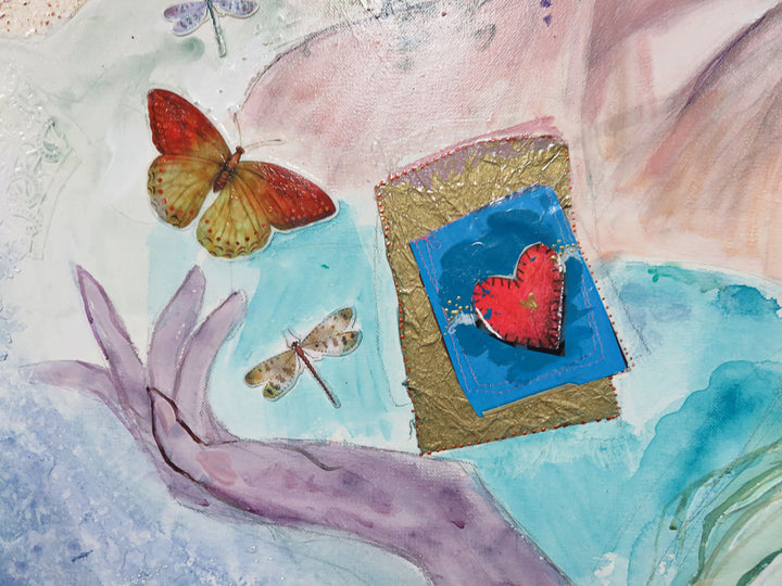 Original Mixed Media by Lin Martinique
