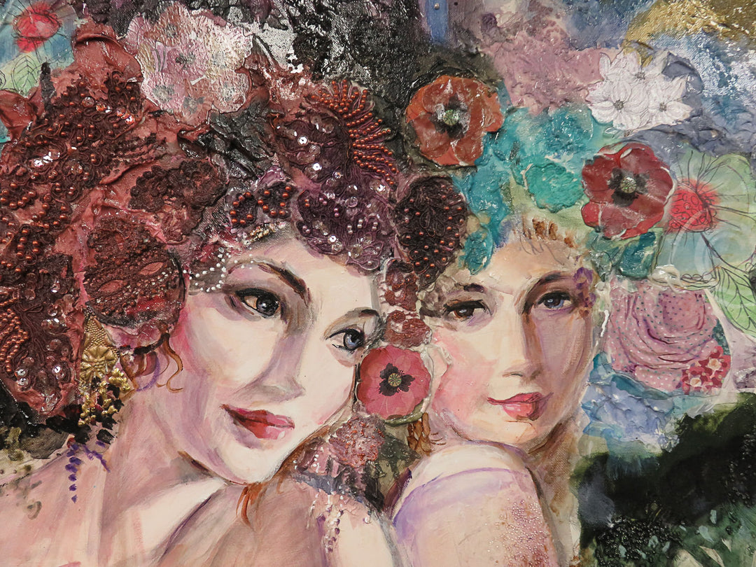 Original Mixed Media by Lin Martinique