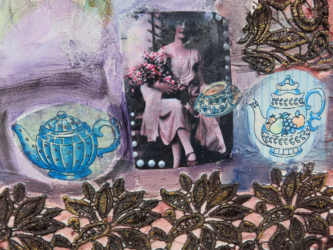 Original Mixed Media by Lin Martinique