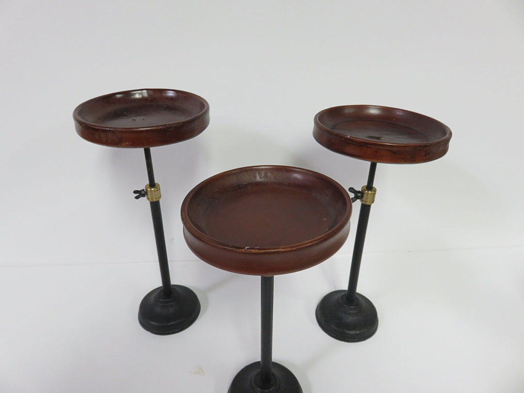 Metal Candleholders with Flameless Candles