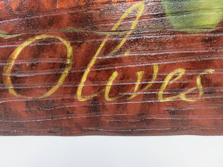 Olive Wall Plaque