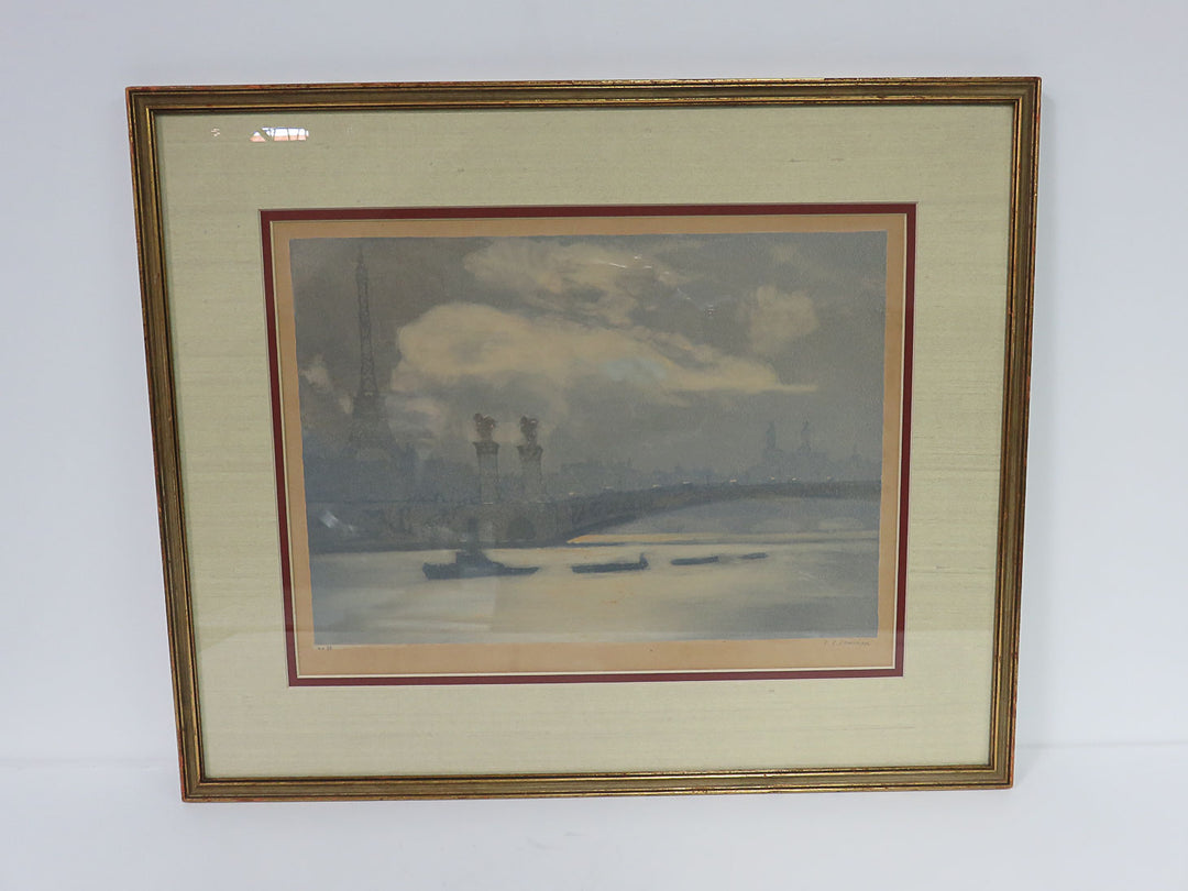 Misty View of the Seine Print