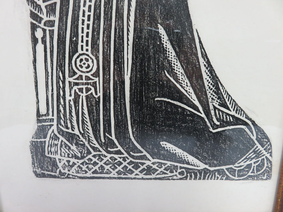Print of Pious Woman Praying