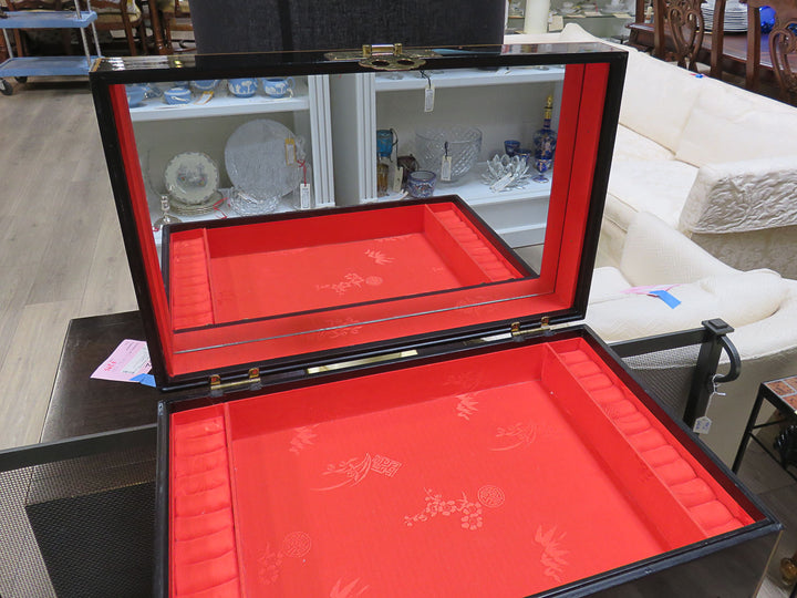 Black Lacquered Jewelry Chest