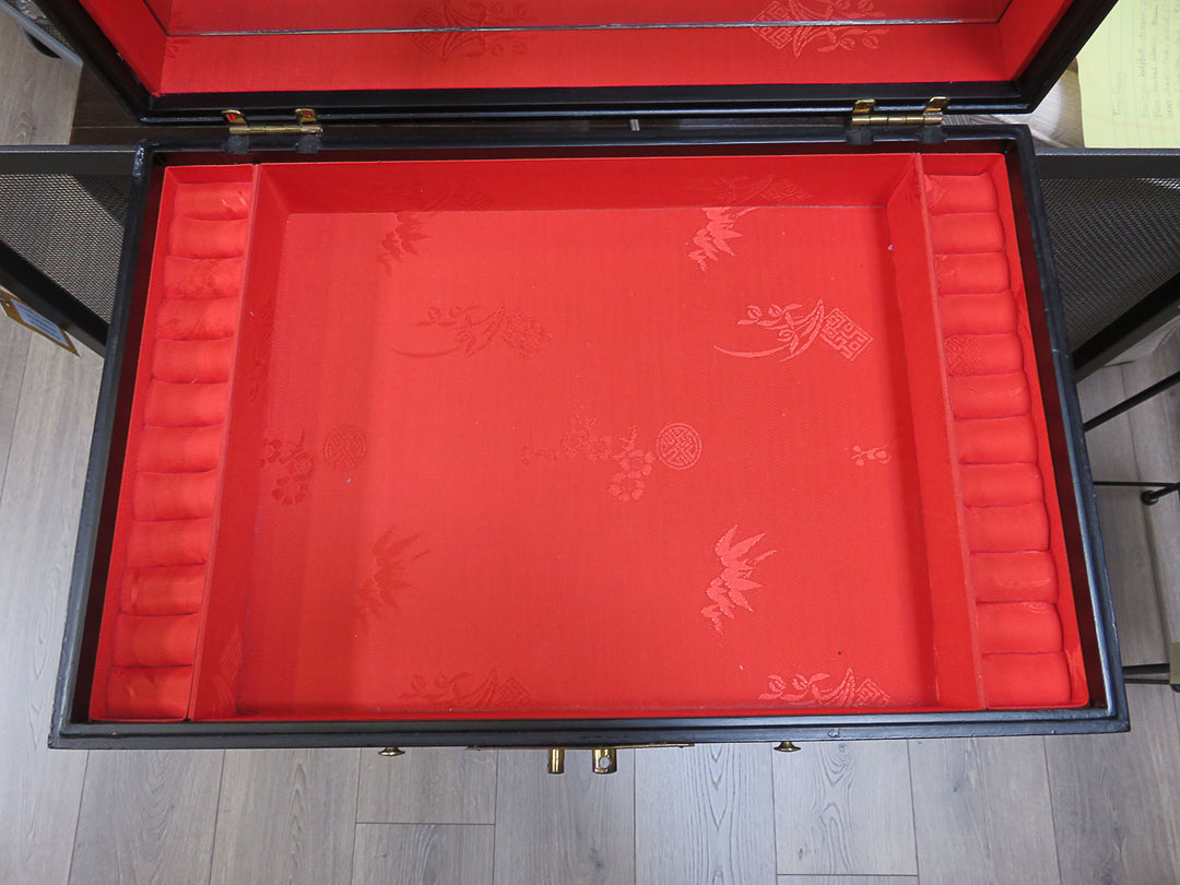 Black Lacquered Jewelry Chest