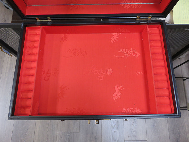 Black Lacquered Jewelry Chest