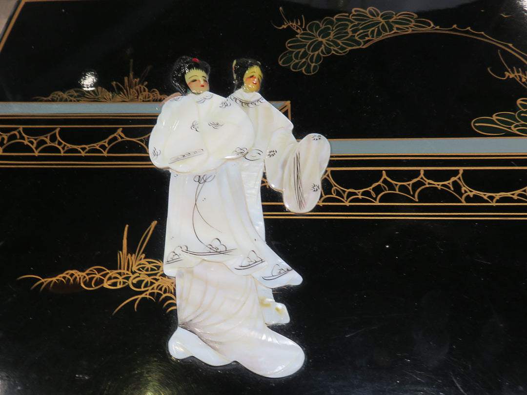 Black Lacquered Jewelry Chest