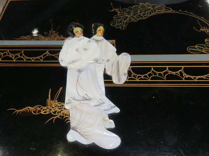 Black Lacquered Jewelry Chest