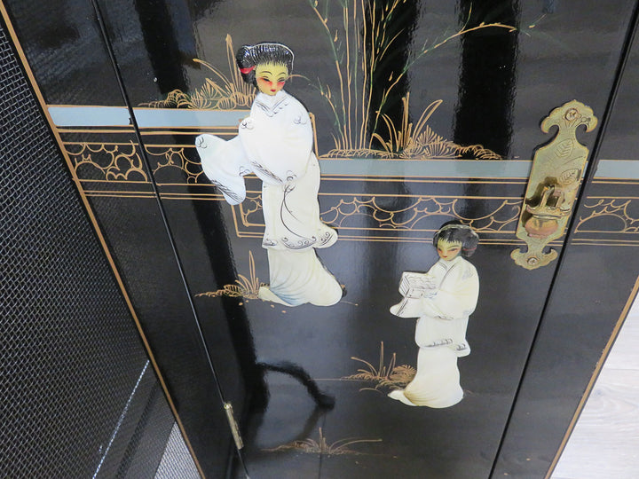 Black Lacquered Jewelry Chest