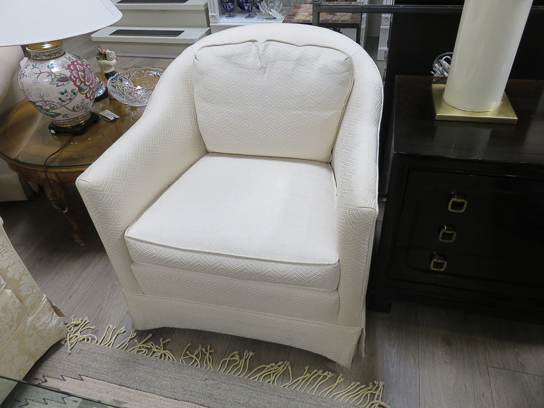 Cream Barrel Chair