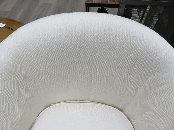 Cream Barrel Chair