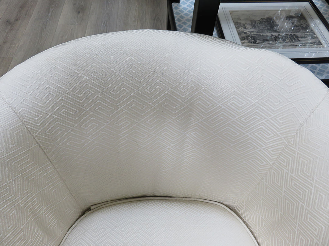 Cream Barrel Chair