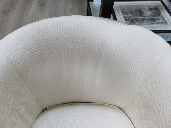 Cream Barrel Chair
