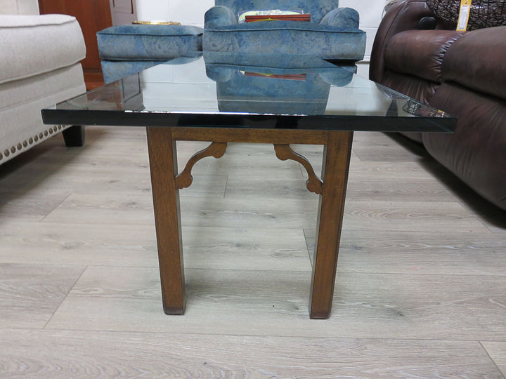 Glass Topped Coffee Table