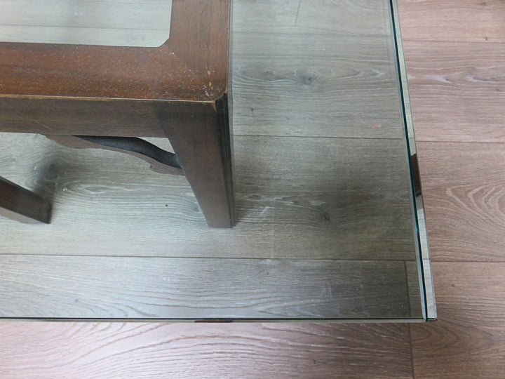 Glass Topped Coffee Table