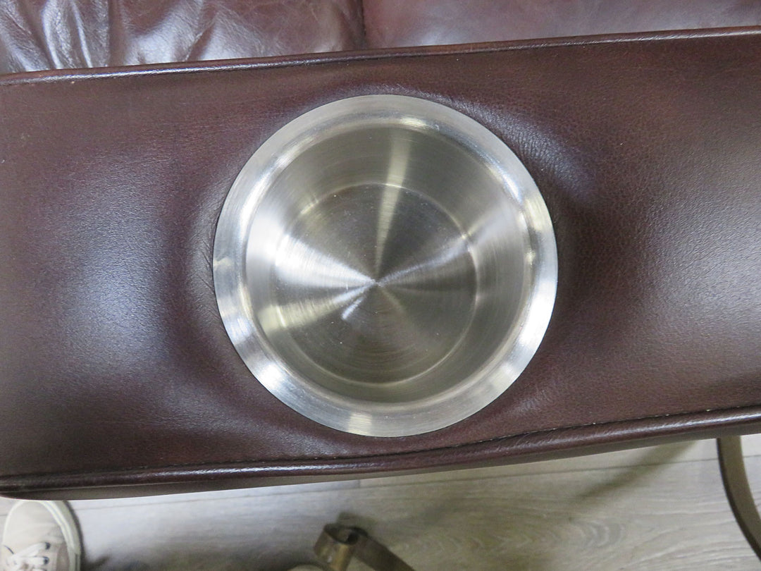Leather Sectional Recliner Sofa