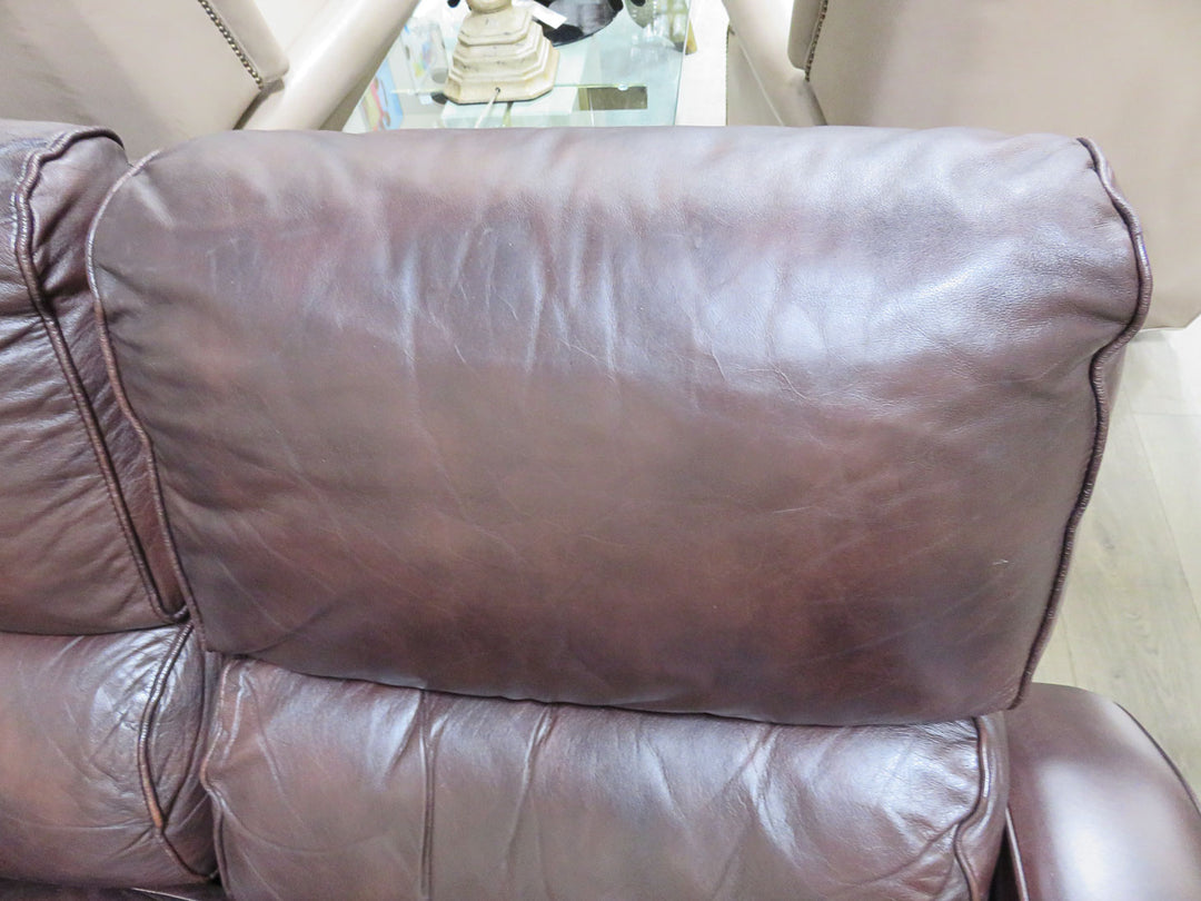 Leather Sectional Recliner Sofa