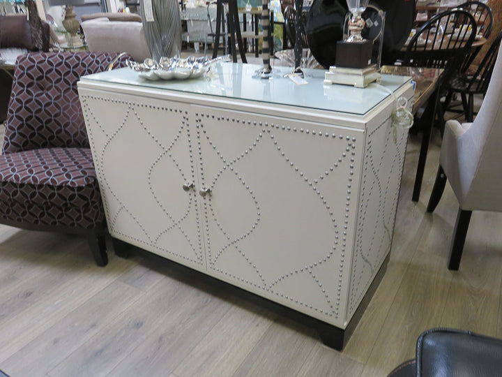White Two Door Cabinet
