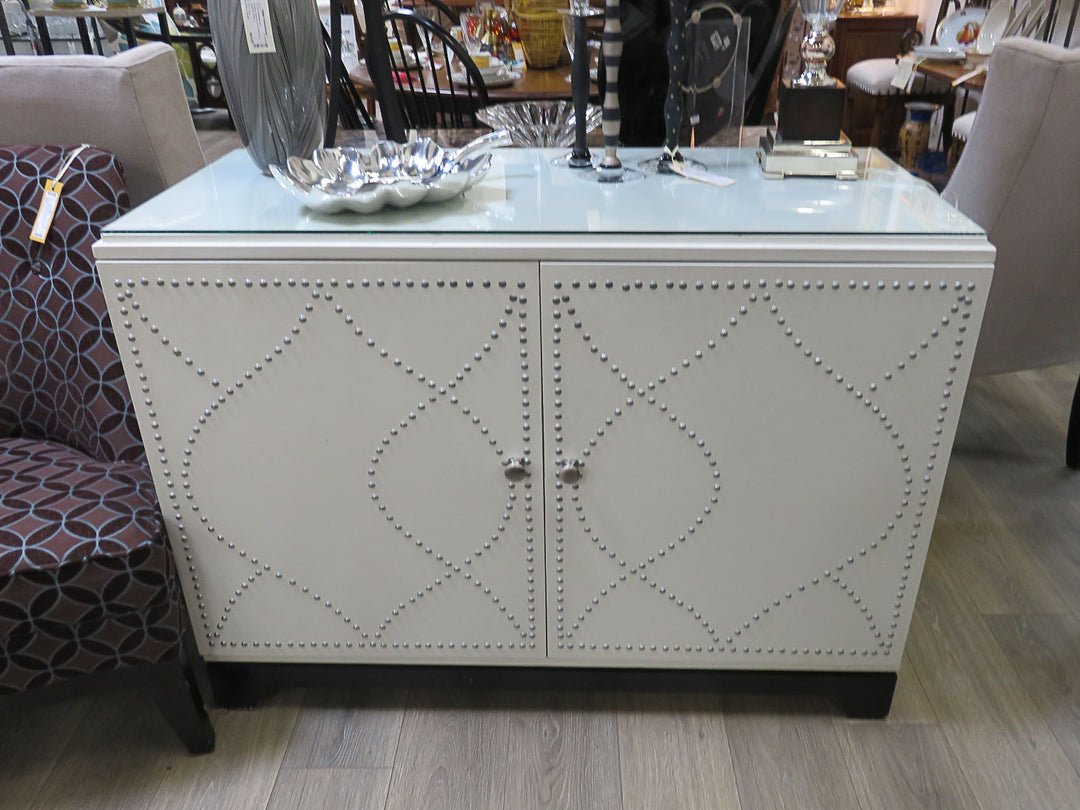 White Two Door Cabinet