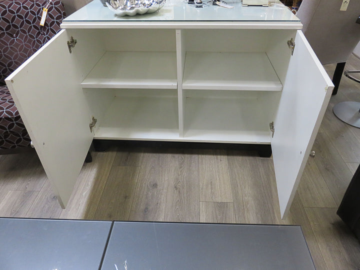 White Two Door Cabinet