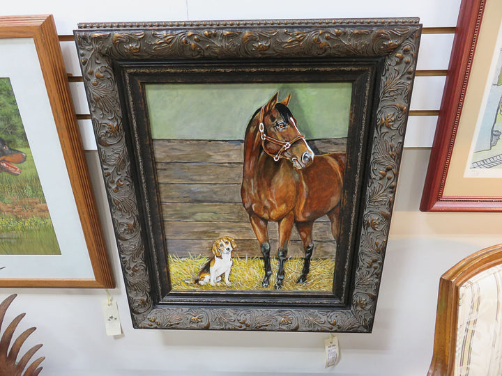Original Oil Painting by V. Champion