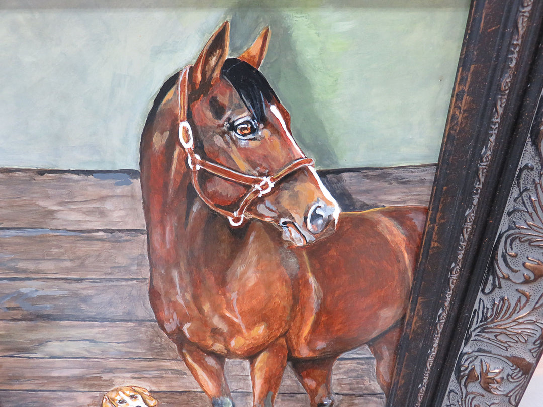 Original Oil Painting by V. Champion