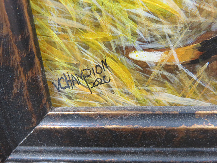 Original Oil Painting by V. Champion