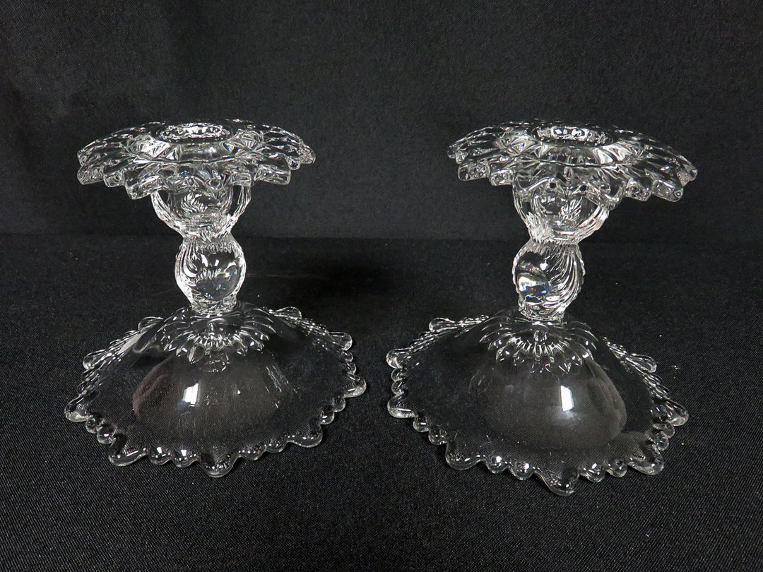 Cambridge Glass Candlesticks