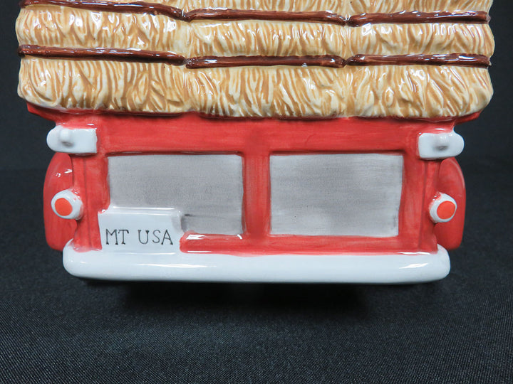 Red Pickup Truck Cookie Jar