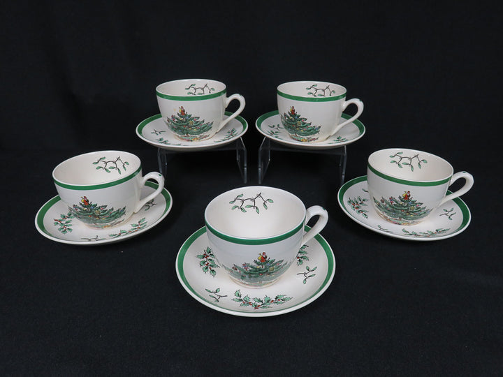 Spode Christmas Cups and Saucers