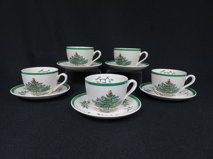 Spode Christmas Cups and Saucers
