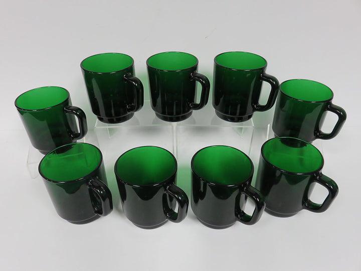 Arcoroc Emerald Mugs