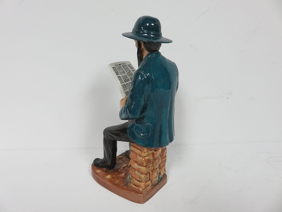 The News Sheet Coalport Figurine