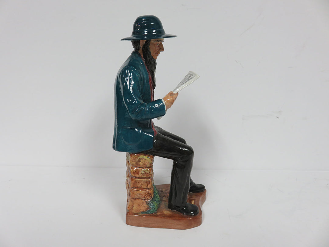 The News Sheet Coalport Figurine